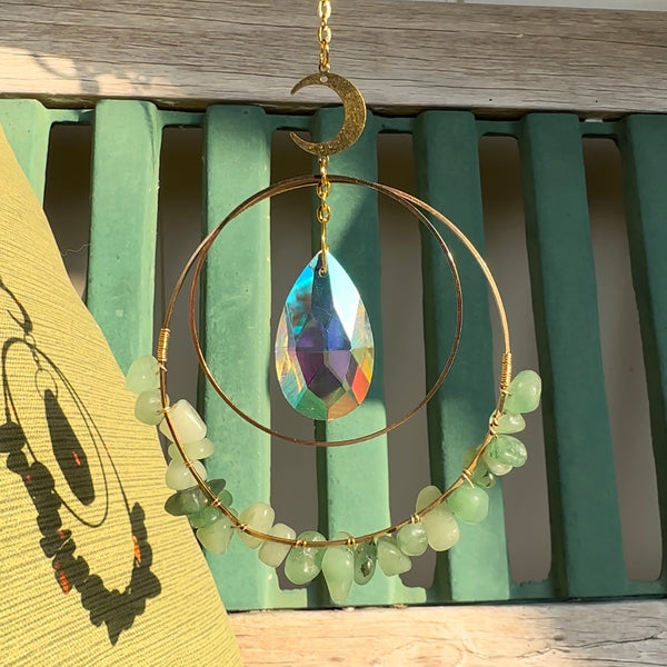 Sun Catcher - Green Flourite - Small